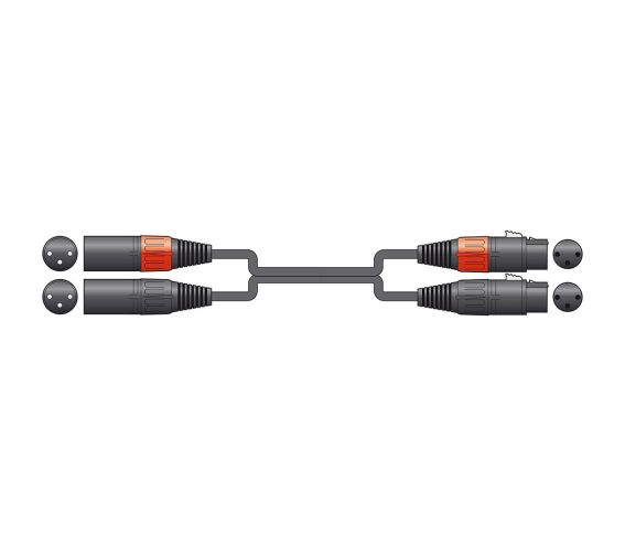 Classic Audio Leads 2 x XLR Female - 2 x XLR Male
