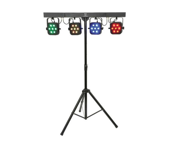 QTX PB-7 High Power Foldable LED PAR Bar Kit