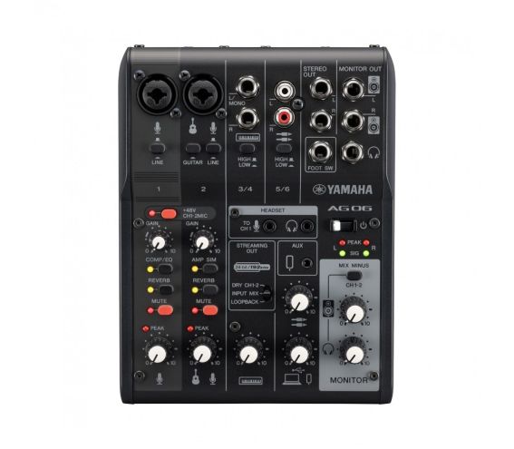 Yamaha AG06MK2 Mixing Console Black