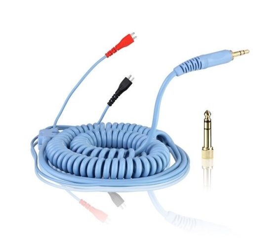 Zomo Cable Sennheiser HD 25 Deluxe spiral Sky 3.5M