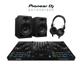 Pioneer DJ DDJ-FLX10, DM50D and HDJ-CX Bundle