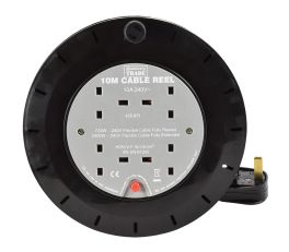 Mercury 4-Gang Extension Reel with Thermal Cut Out - 10m