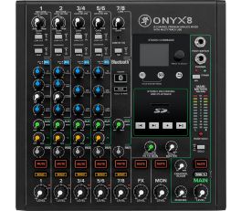 Mackie Onyx 8 Channel Analog Mixer Front Image
