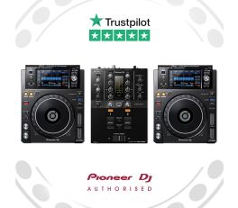 Pioneer XDJ-1000MK2 and DJM-250Mk2 DJ Equipment Package